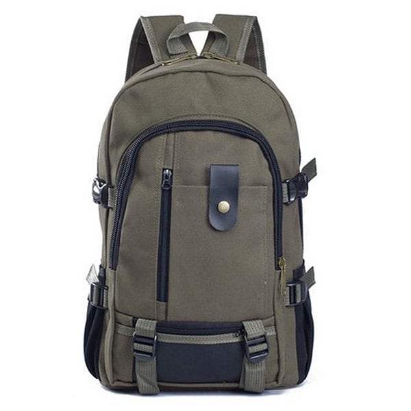 offertehitech-Men Outdoor Trendy Canvas Travel Backpack