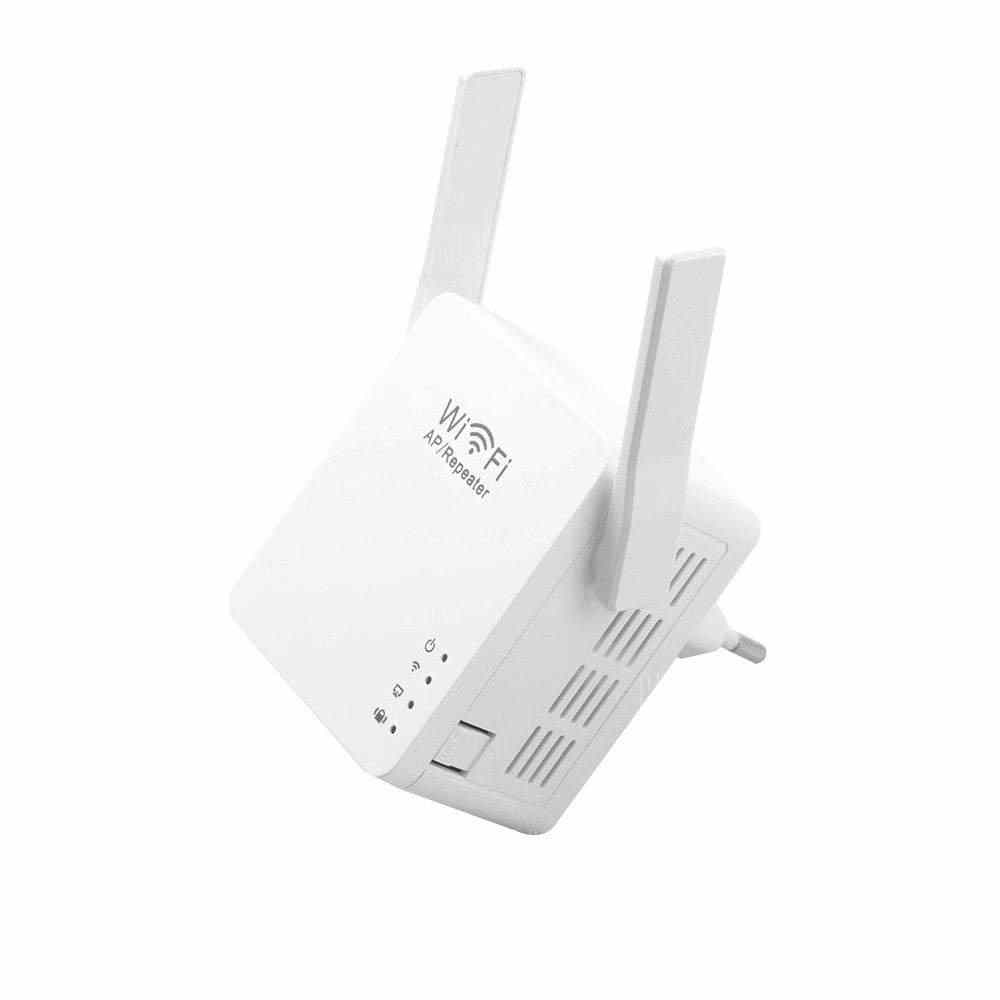 offertehitech-Mini WiFi Repeater Router 300M Dual Antennas Signal Booster