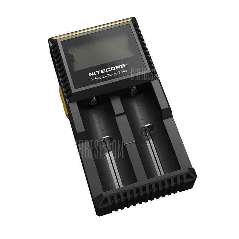 offertehitech-Nitecore D2 Intelligent Digi Charger - EU PLUG BLACK