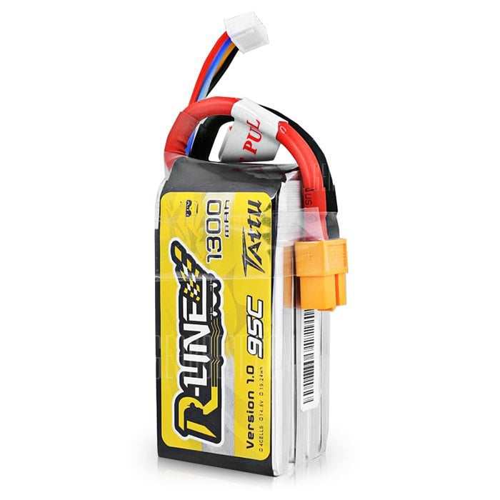 offertehitech-TATTU R - LINE 1300mAh 14.8V 4S 95C LiPo Battery