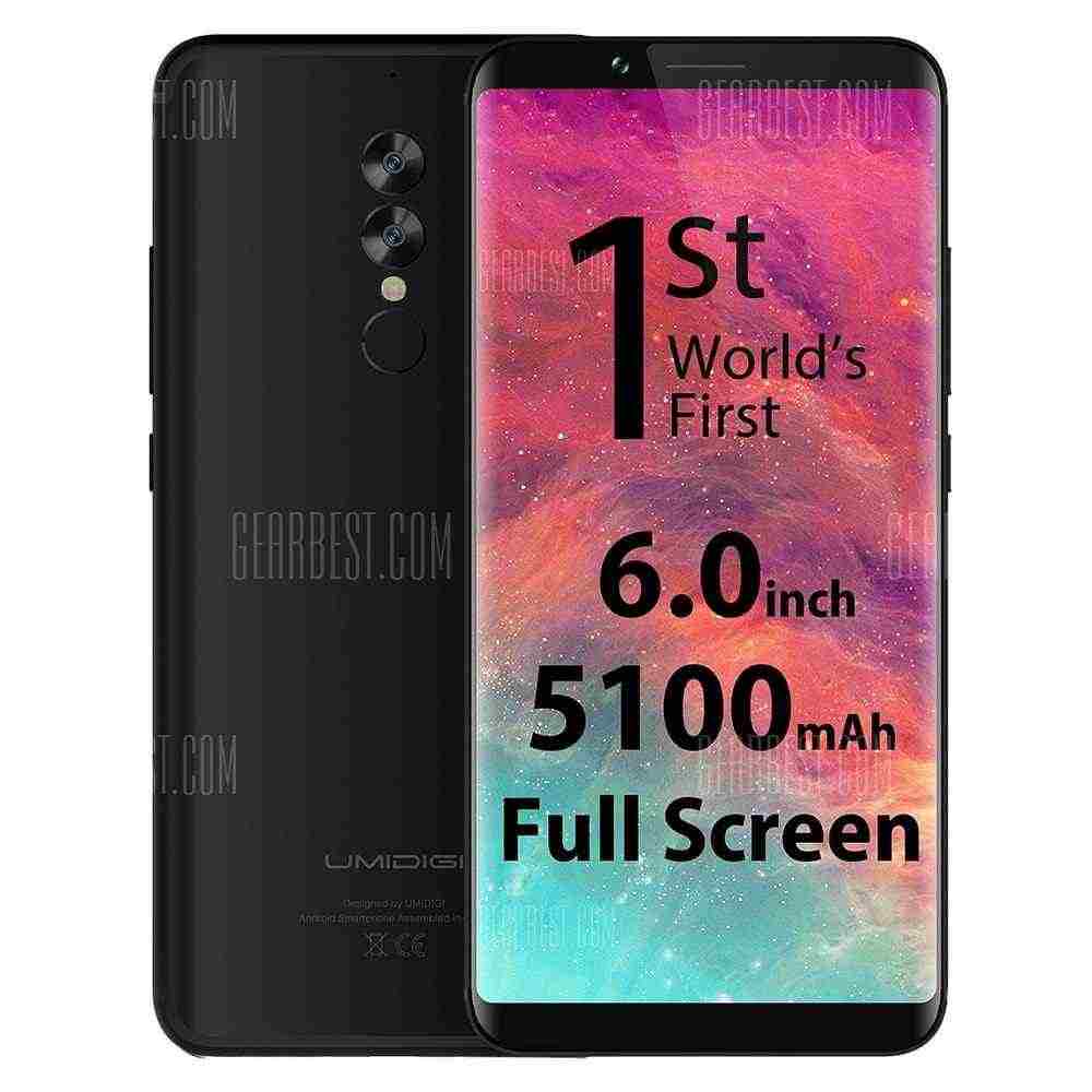 offertehitech-UMIDIGI S2 4G Phablet - BLACK