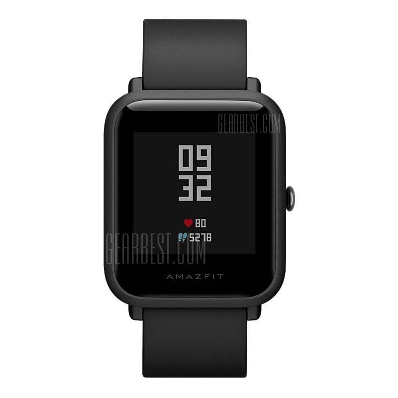 offertehitech-Original Xiaomi Huami AMAZFIT Smartwatch - CHINESE VERSION BLACK