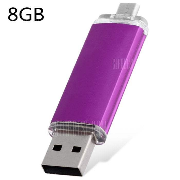 offertehitech-gearbest-2 in 1 8GB OTG USB 2.0 Flash Memory Drive