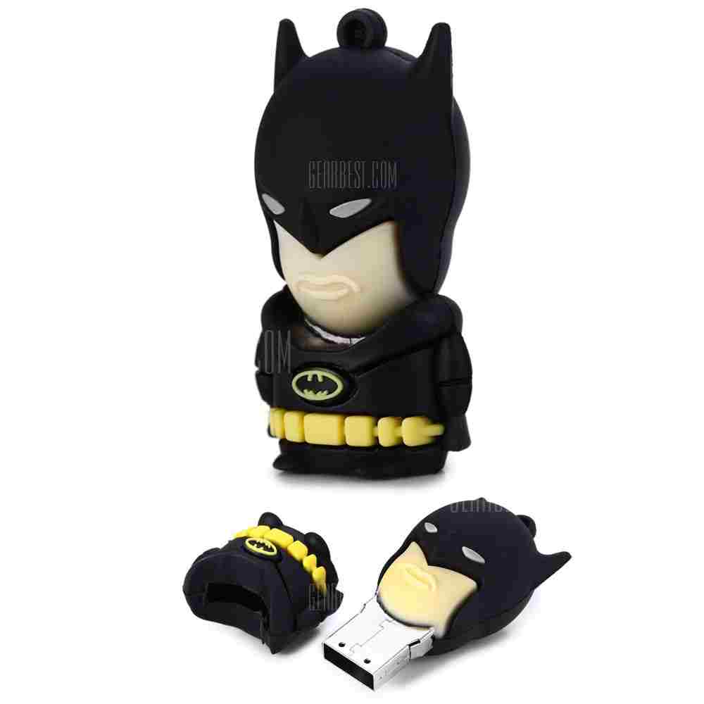 offertehitech-gearbest-8GB All-black Batman USB 2.0 Stick / Flash Memory Drive