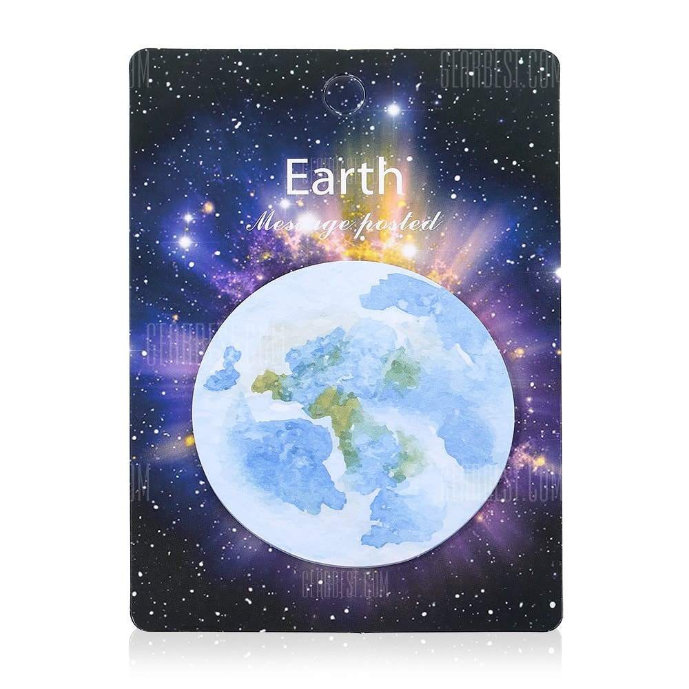 offertehitech-gearbest-Science Fiction Planet Post-it Sticky Notes