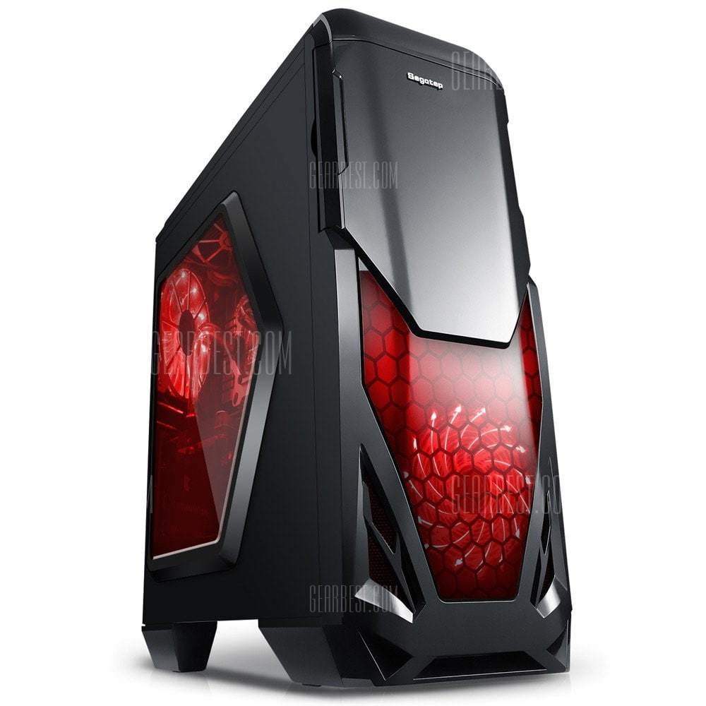 offertehitech-gearbest-Segotep Blade Mid Tower Gaming Computer Case Support ATX M-ATX ITX Motherboard