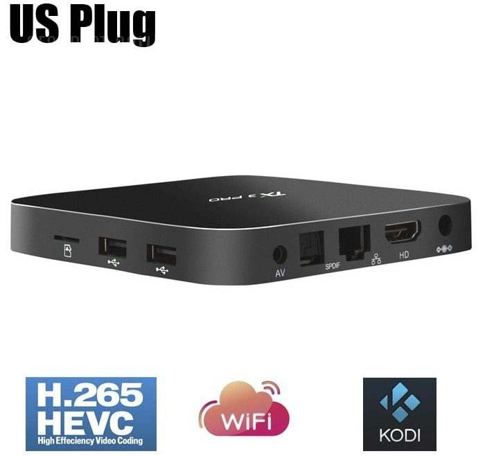 offertehitech-gearbest-TX3 Pro Android Internet Box Amlogic S905X 4K H.265