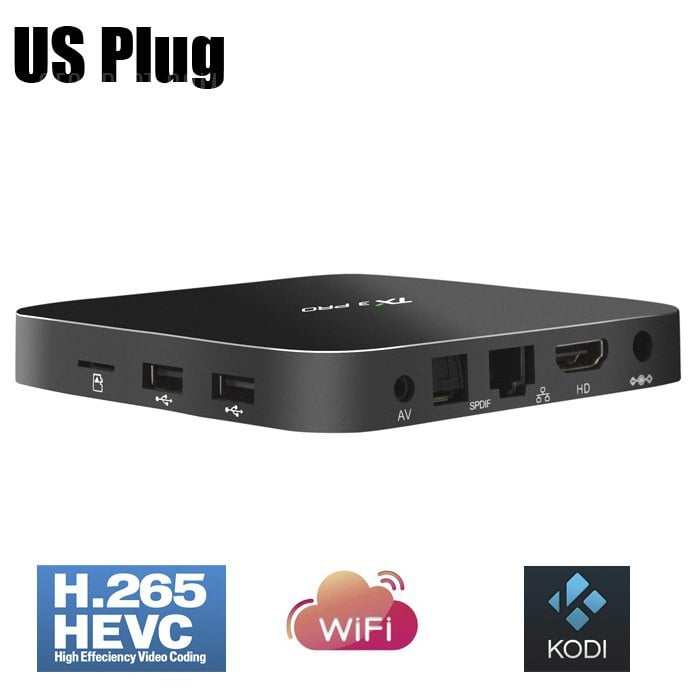 offertehitech-gearbest-TX3 Pro Android Internet Box Amlogic S905X 4K H.265