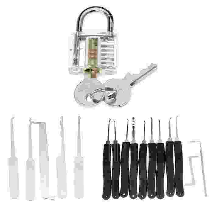 offertehitech-19 in 1 Practice Padlock Set