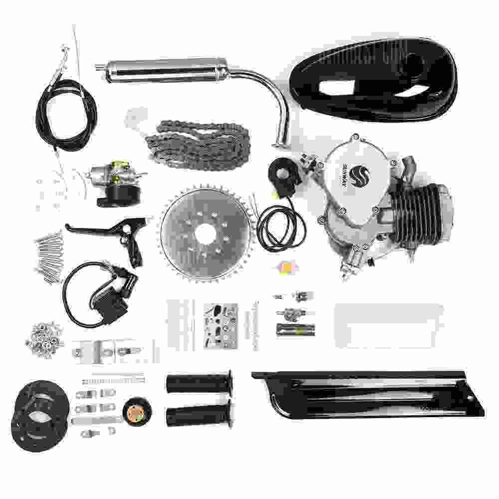 offertehitech-80cc 2-stroke Cycle Motorized Bike Black Body Engine Motor Kit