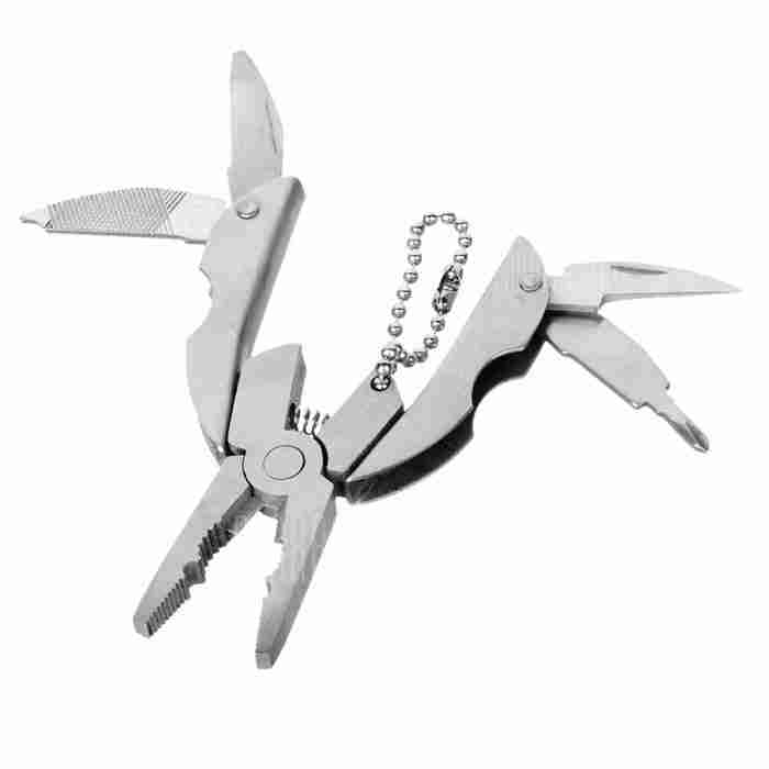 offertehitech-BZ02 Multifunctional Folding Pliers / Nails Tool - SILVER