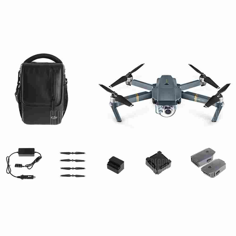 offertehitech-DJI Mavic Pro Mini RC Quadcopter - MAVIC PRO COMBO GRAY