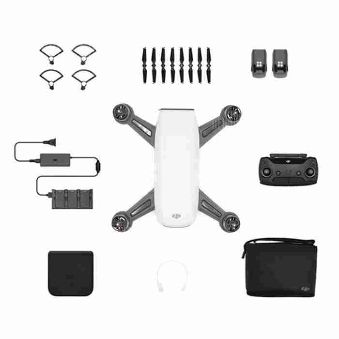 offertehitech-DJI Spark Mini RC Selfie Drone - RTF WHITE