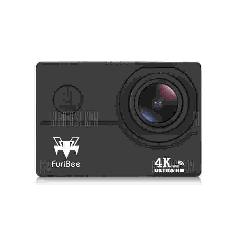 offertehitech-FuriBee F60 4K WiFi Action Camera - BLACK