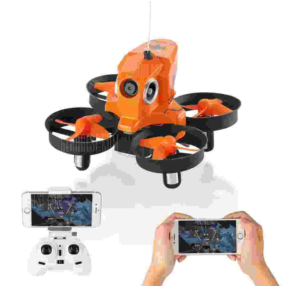 offertehitech-FuriBee H801 2.4GHz 4CH 6 Axis Gyro WiFi FPV Remote Control Quadcopter WiFi FPV - ORANGE