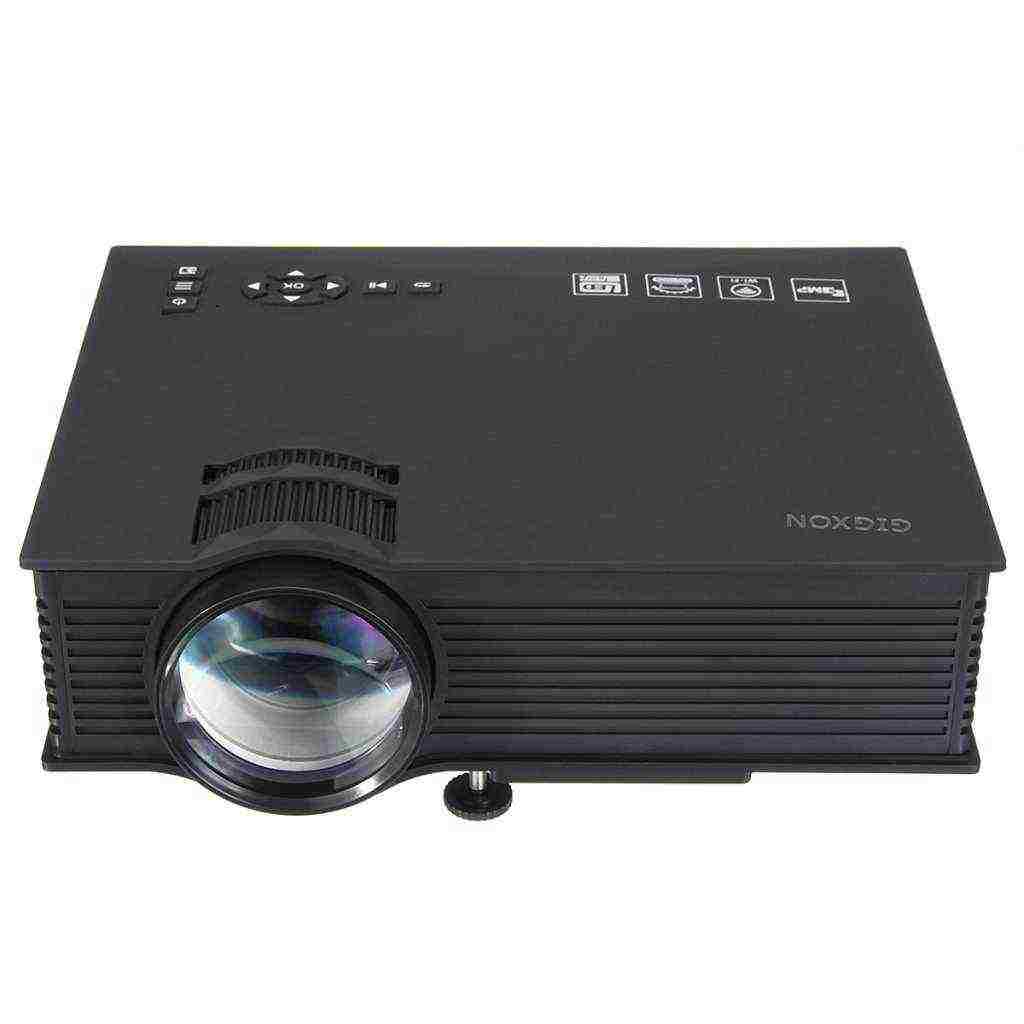 offertehitech-Gigxon G46 1200 Lumens 800x480 Risoluzione  WiFi senza fili Mini Portable LCD Home Theater Projector