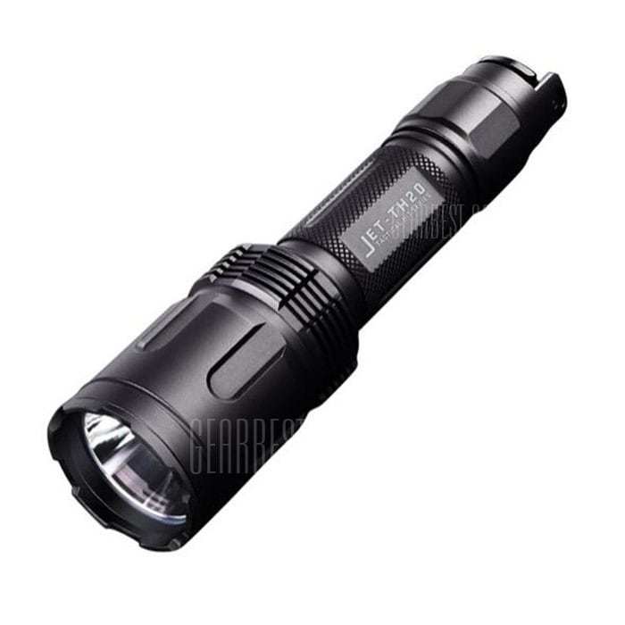 offertehitech-JETBeam TH20 CREE XHP70.2 LED Flashlight - BLACK