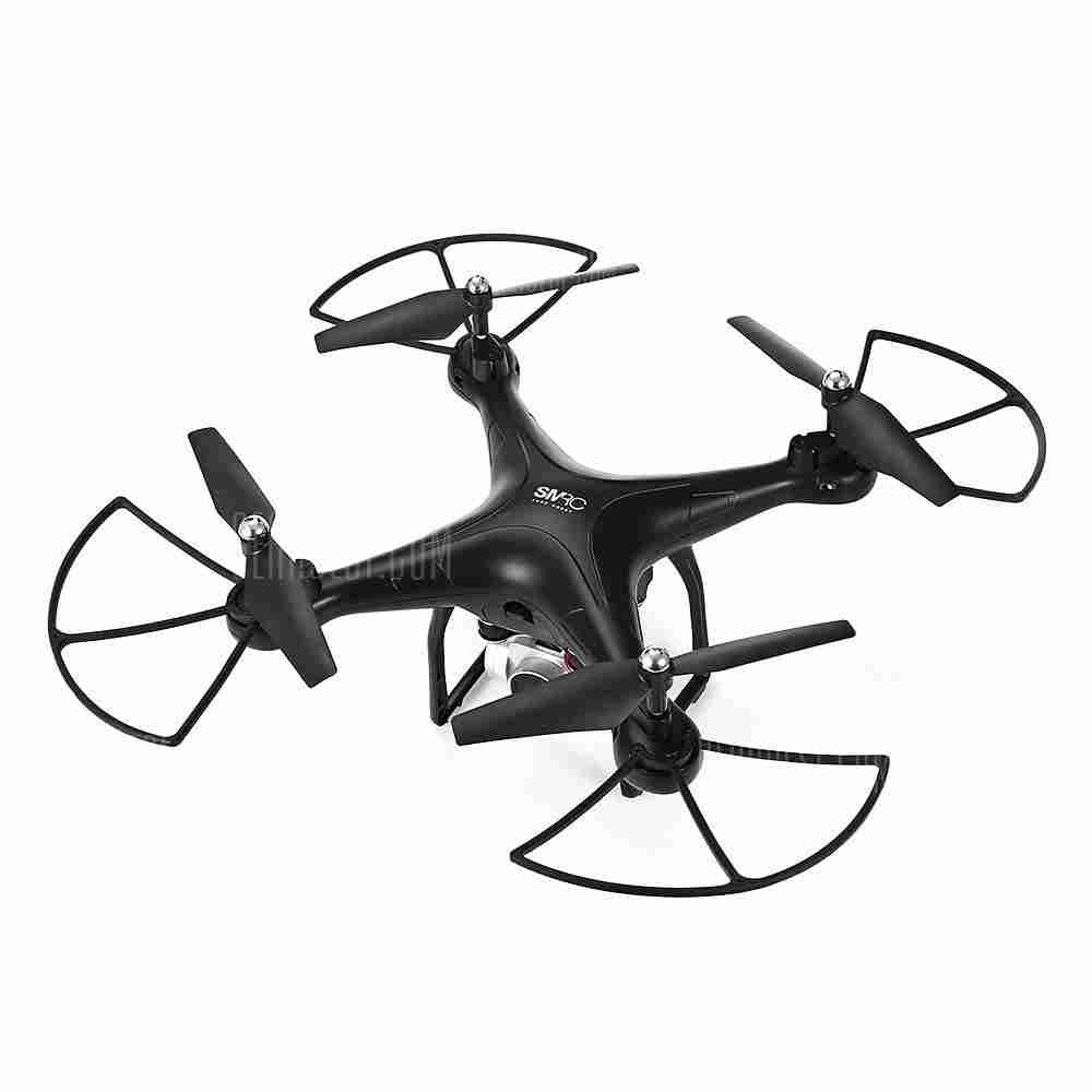 offertehitech-S10 WiFi FPV 2.4GHz 4-channel RC Drone - RTF - BLACK