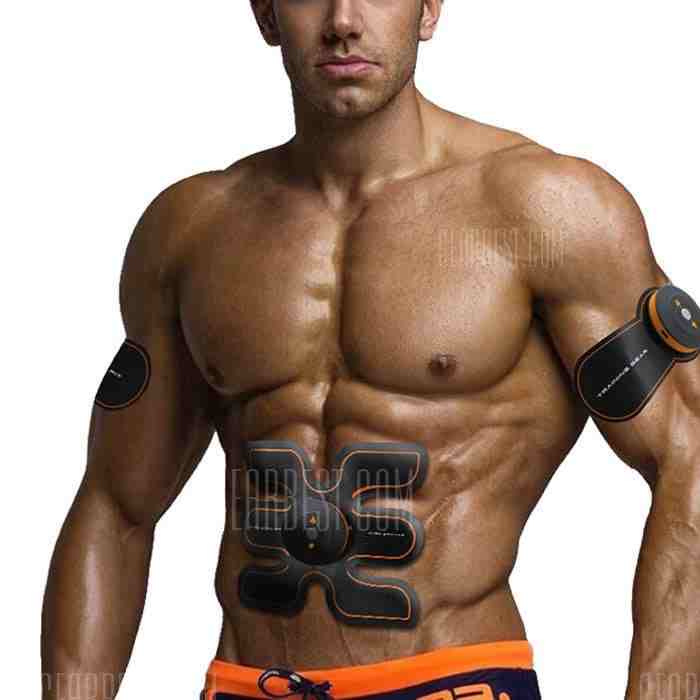 offertehitech-SHANDONG SD - 400 EMS Muscle Training Gear - US PLUG BLACK AND ORANGE