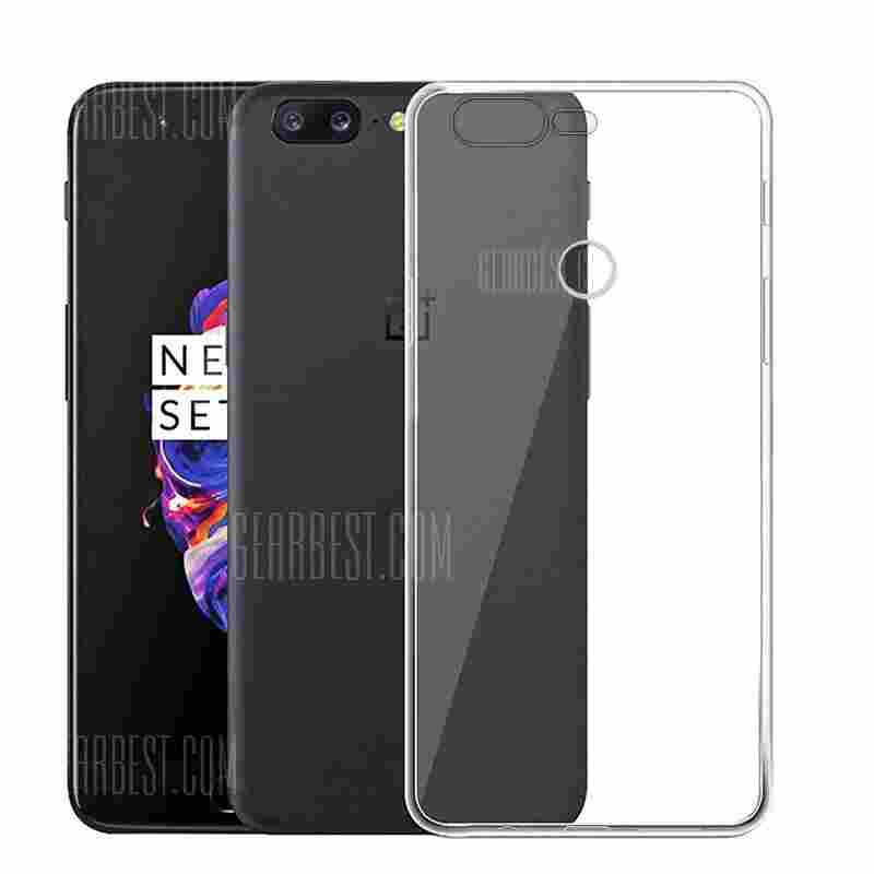 offertehitech-TPU Silicone Soft Phone Case Cover for OnePlus 5T