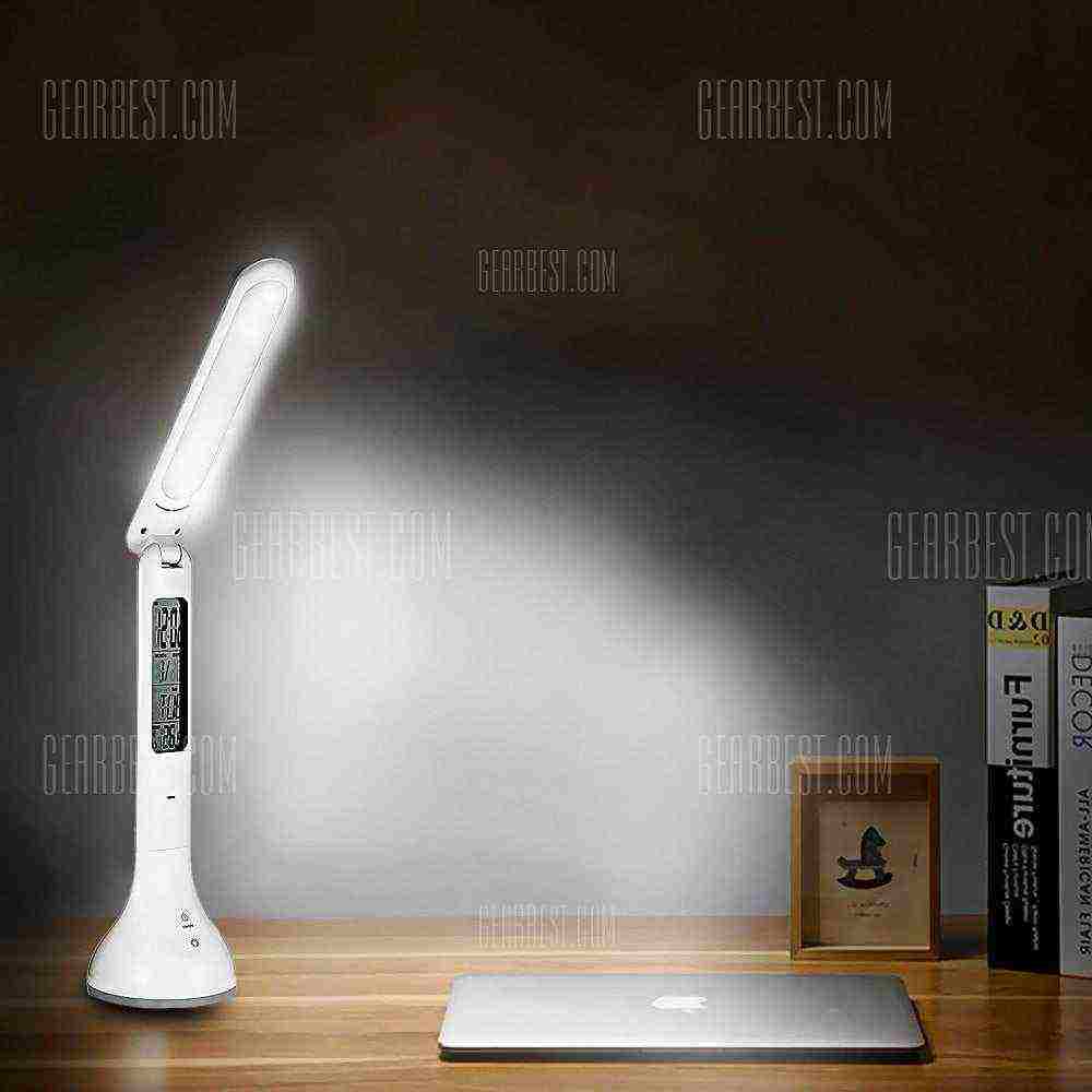 offertehitech-Utorch Rechargeable Touch Senstive LED Desk Lamp - WHITE