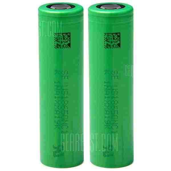 offertehitech-2 x US18650NC1 18650 3.7V 2900mAh Rechargeable Li - ion Battery 10A Discharge - 2 PCS GREEN 129858502