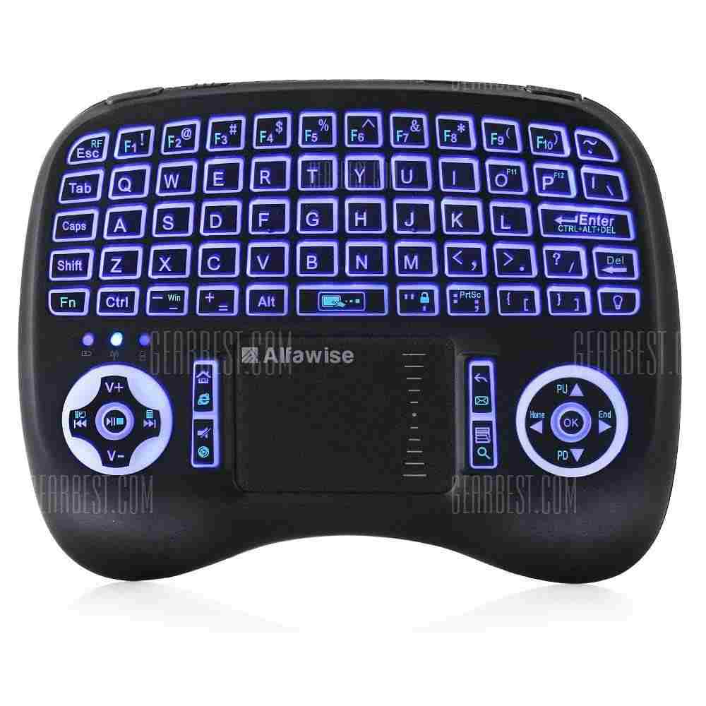 offertehitech-Alfawise KP - 810 - 21T - RGB Mini 2.4G Wireless Keyboard