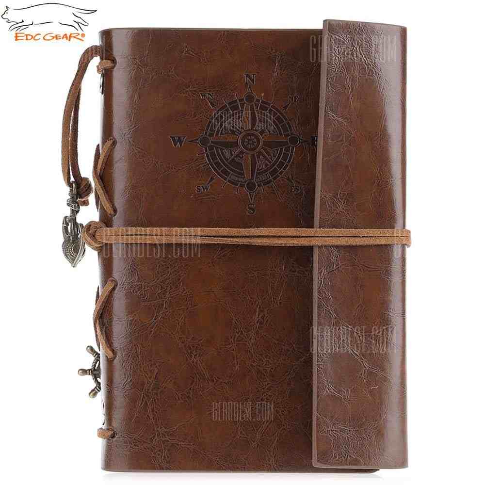 offertehitech-EDCGEAR Retro Leather Notebook Notepad Tactical Field Book