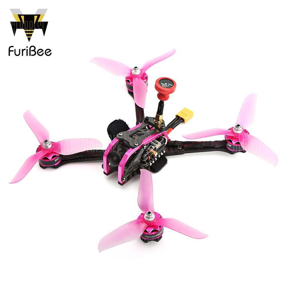 offertehitech-FuriBee GT 215MM Fire Dancer FPV Racing Drone - BNF WITH FRSKY RECEIVER COLORMIX