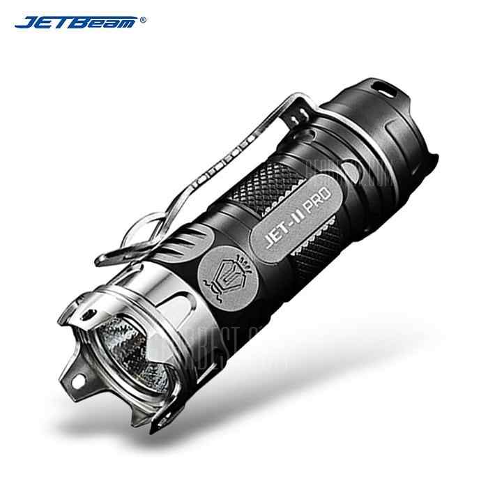 offertehitech-JetBeam II PRO Cree Strobe Flashlight - BLACK