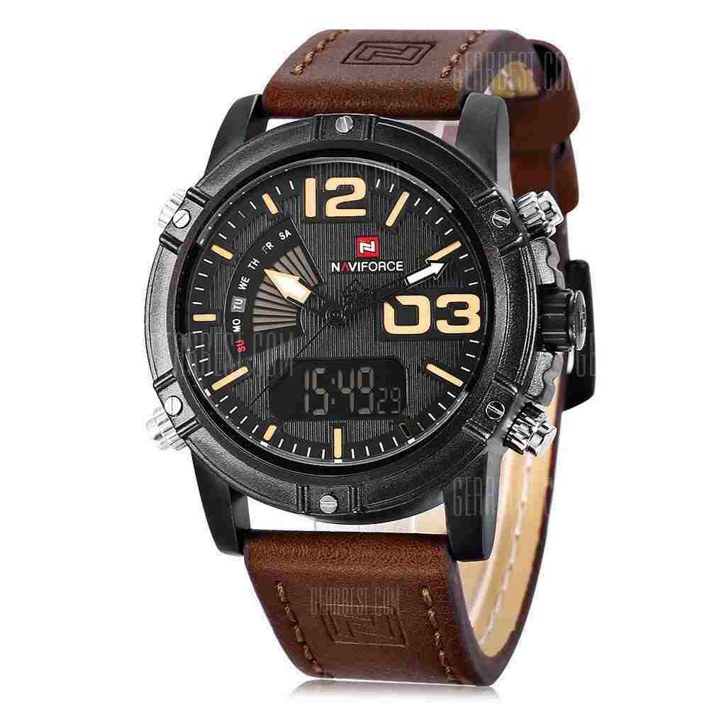 offertehitech-NAVIFORCE NF9095M Men Dual Movt Watch