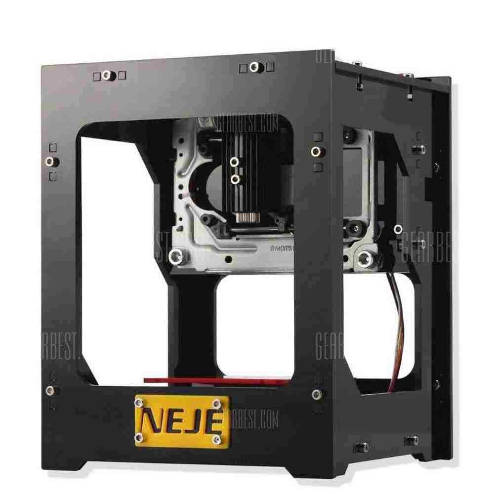 offertehitech-NEJE DK - BL1500mw 550 x 550 Pixel Laser Engraver - BLACK