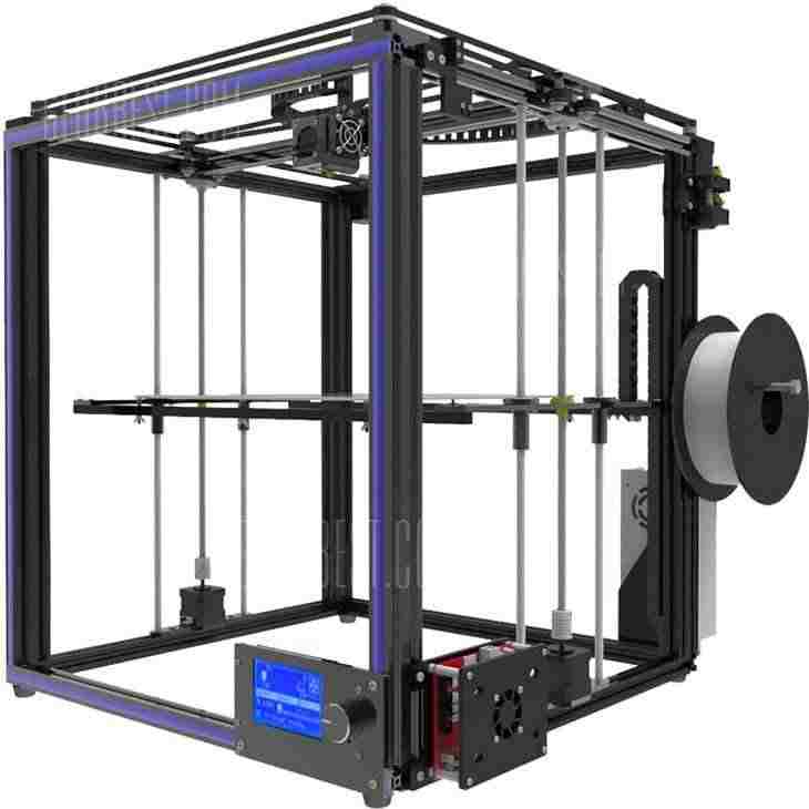 offertehitech-Tronxy X5S High-precision Metal Frame 3D Printer Kit - US PLUG BLACK