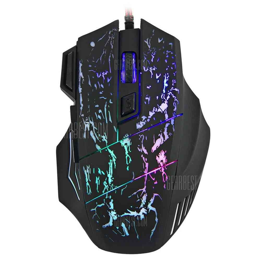 offertehitech-gearbest-A874 7 Buttons LED USB Wired Gaming Mouse