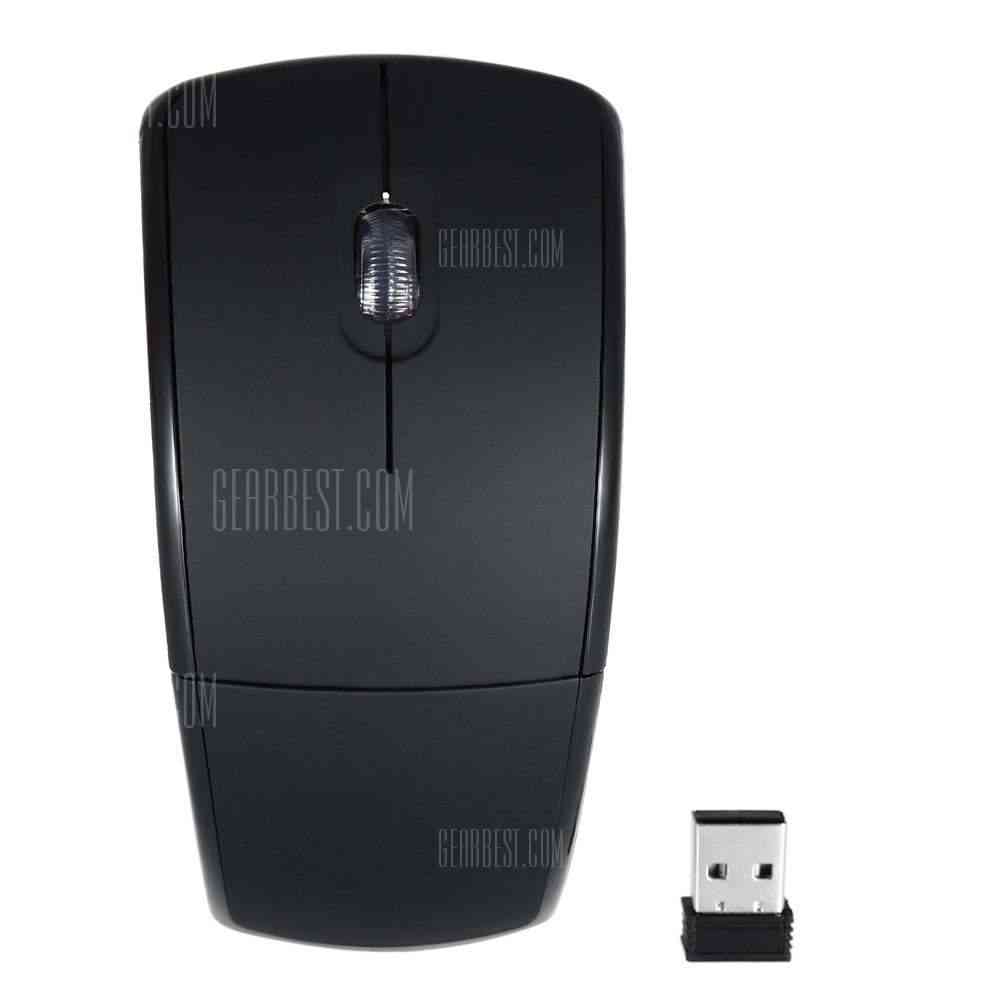 offertehitech-gearbest-A910 Foldable 2.4GHz Wireless Optical Mouse Compatible with Windows and Mac OS