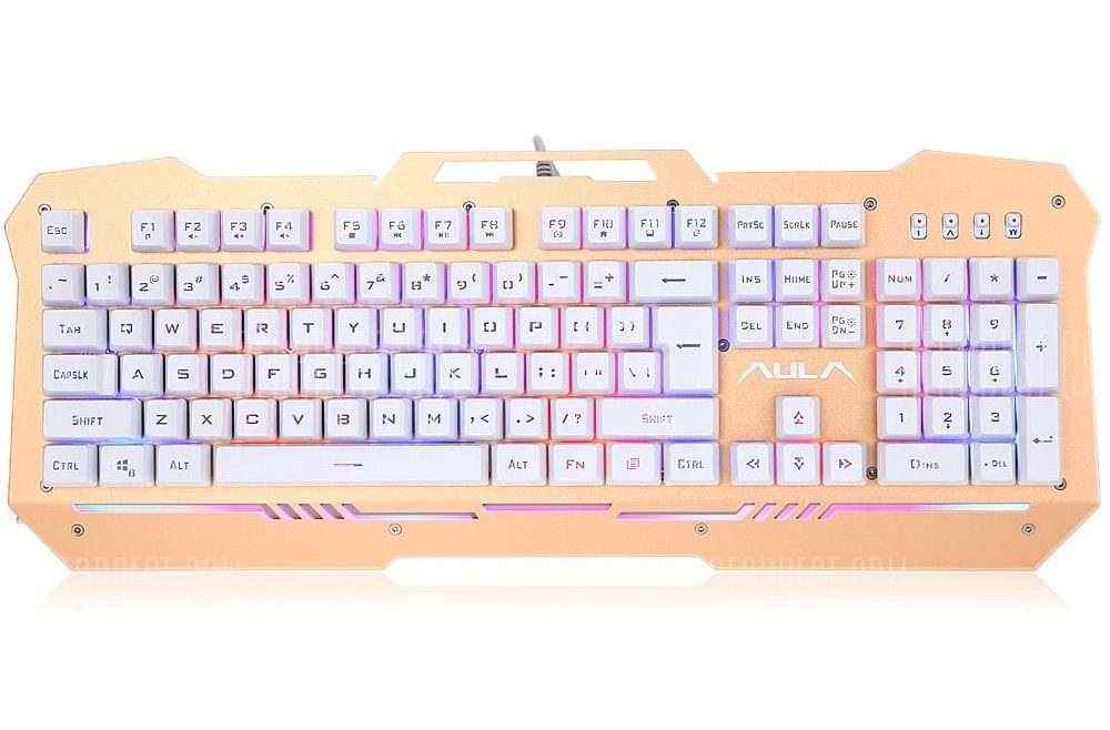 offertehitech-gearbest-AULA Optical Keyboard with Backlight