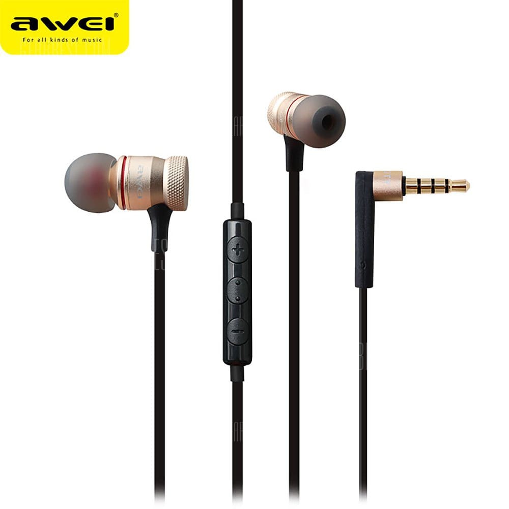 offertehitech-gearbest-AWEI ES - 70TY 3.5MM Stereo Music Earbud Headphones