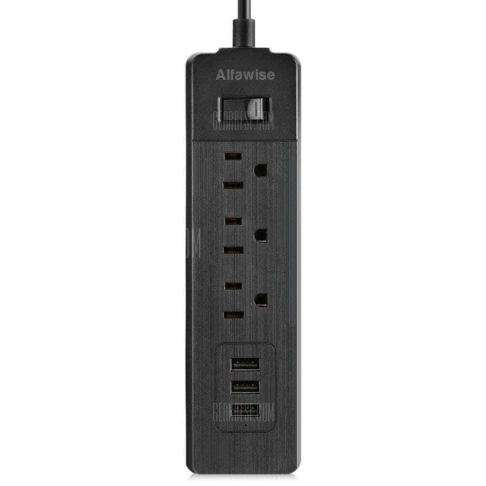 offertehitech-gearbest-Alfawise S2 Power Strip USB Charger