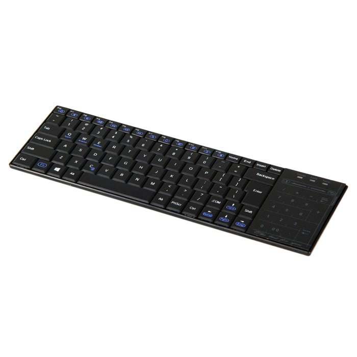 offertehitech-gearbest-BT10 Bluetooth Wireless Keyboard with Numeric Keypad / Mouse Switch Touchpad