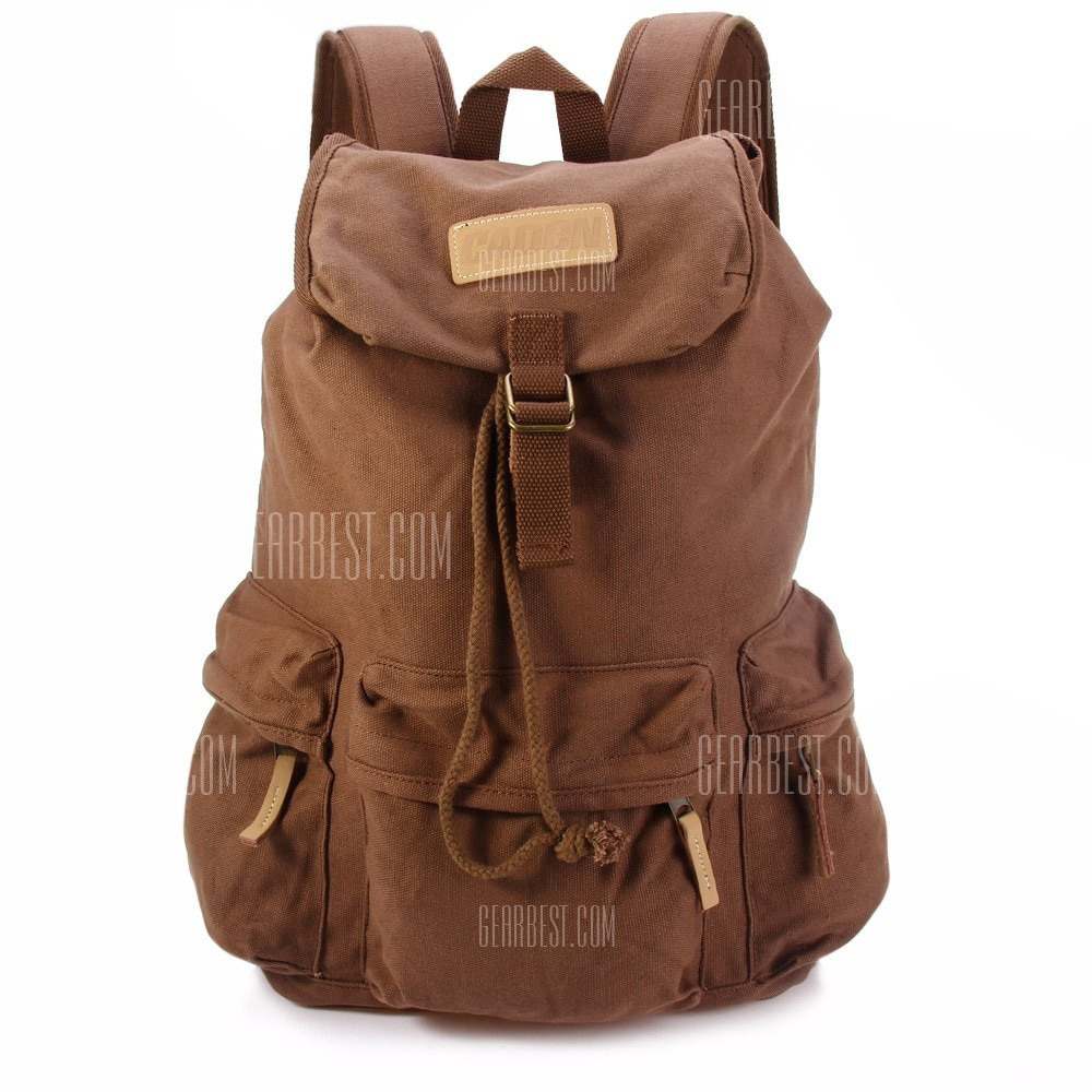 offertehitech-gearbest-Caden F5 Camera Canvas Backpack with Removable Inner Bag