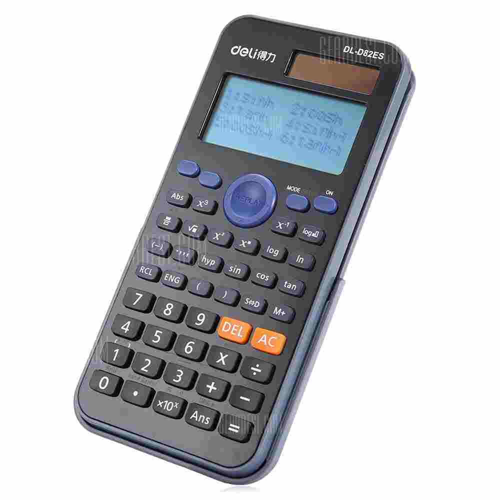 offertehitech-gearbest-Deli D82ES Scientific Calculator with Textbook Display