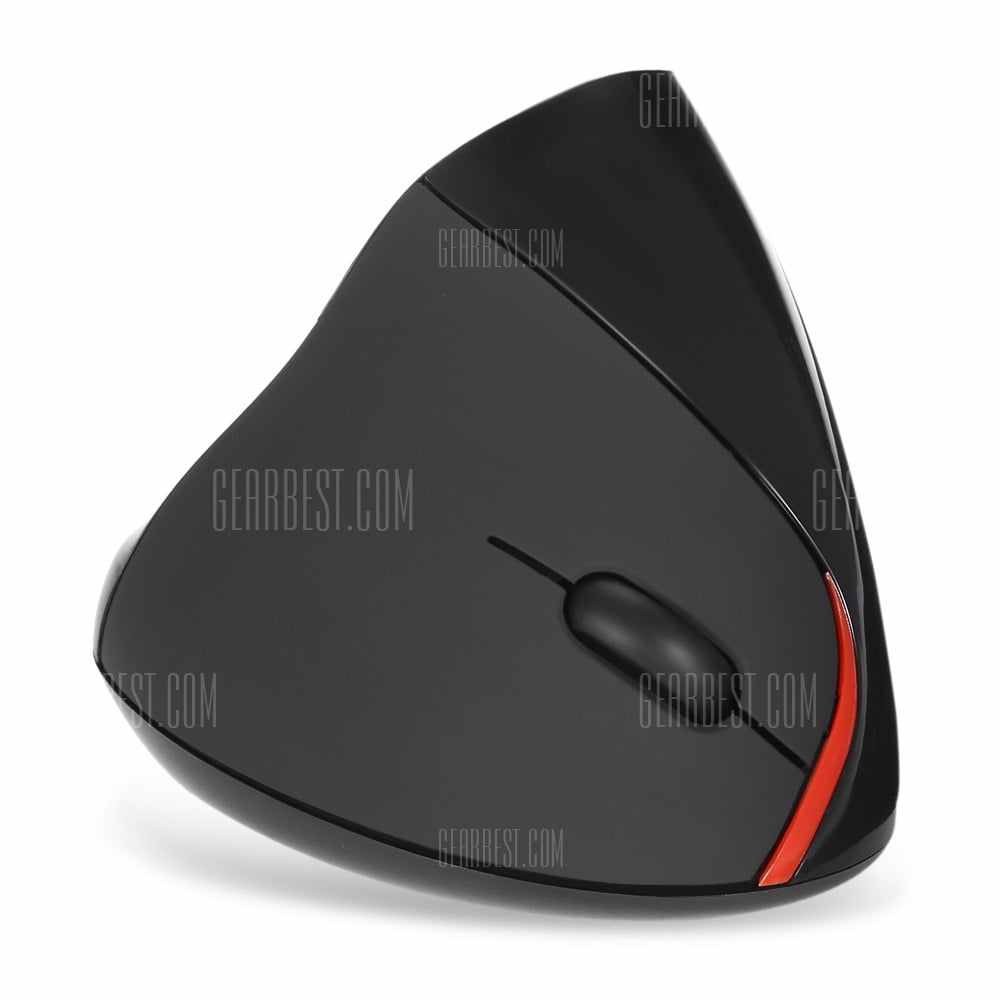 offertehitech-gearbest-E40 2.4GHz Five Buttons 1200DPI Rechargeable Wireless Vertical Mouse for Desktop Laptop