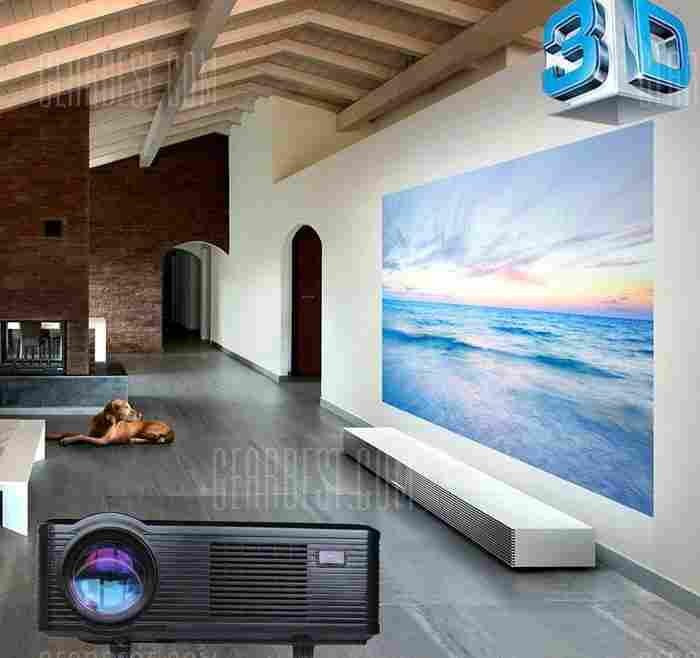 offertehitech-gearbest-Excelvan CL720D LED Projector with Digital TV Slot