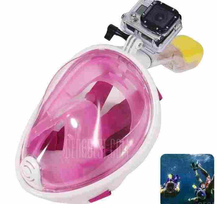 offertehitech-gearbest-Full Snorkeling Mask for Action Camera