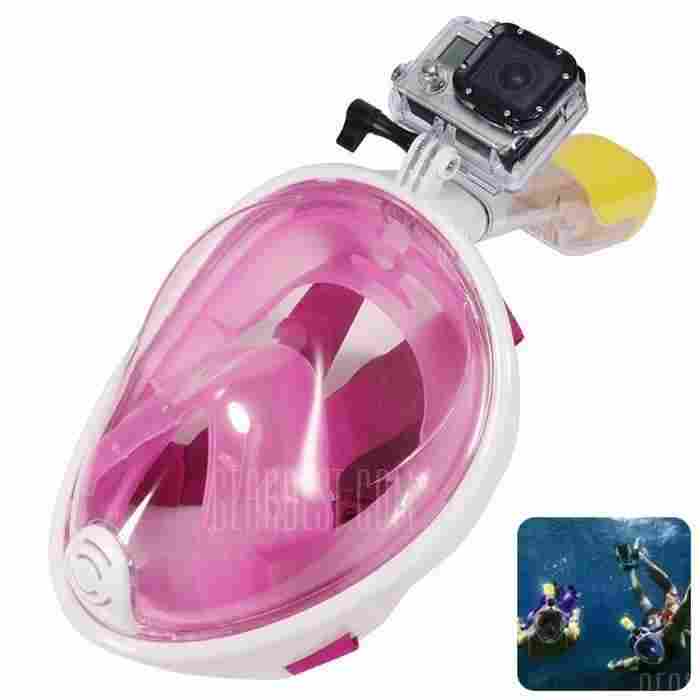 offertehitech-gearbest-Full Snorkeling Mask for Action Camera