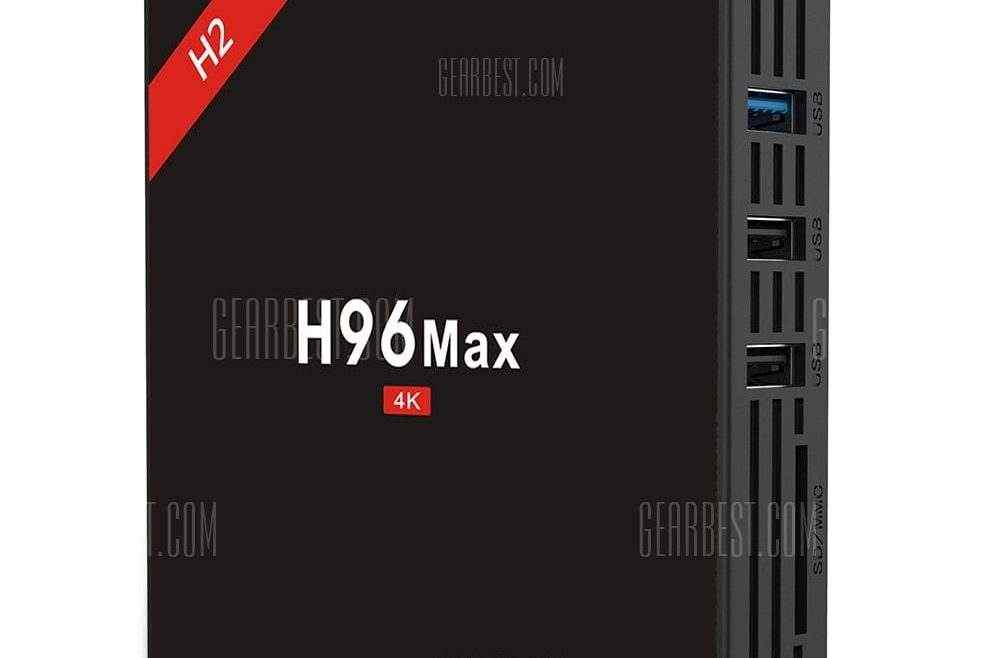 offertehitech-gearbest-H96 MAX - H2 TV Box