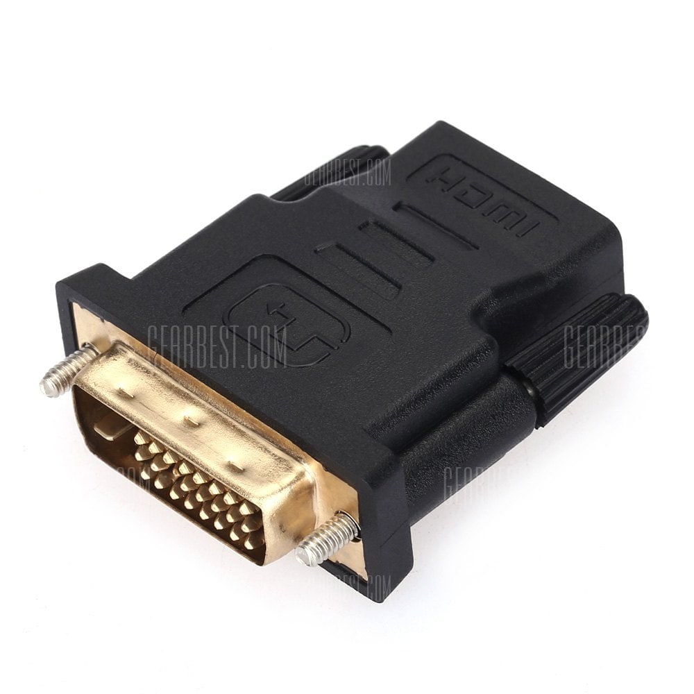 offertehitech-gearbest-HDMI Female to DVI 24 + 1 Male Adapter