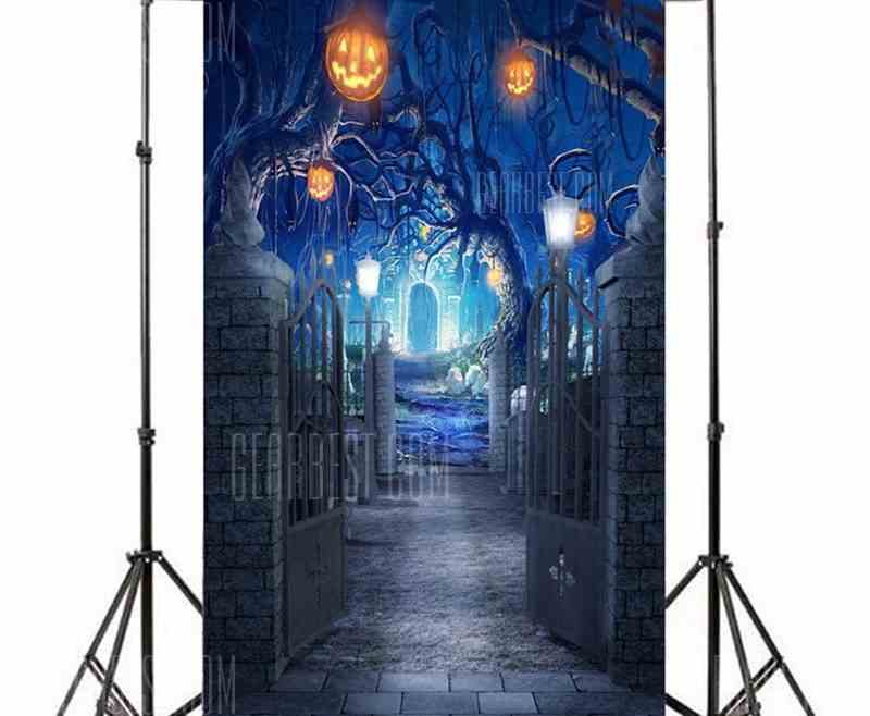 offertehitech-gearbest-Halloween Pumpkin Subject Studio Photo Background Cloth