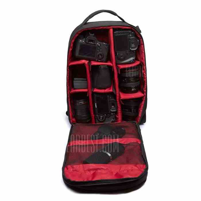 offertehitech-gearbest-Huwang Waterproof Camera Backpack Outdoor Travel