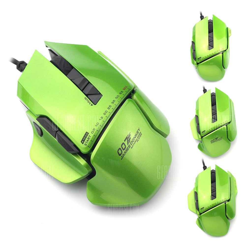 offertehitech-gearbest-James Donkey 007 DIY USB Gaming Wired Mouse